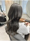 トレンド巻き髪＊グレージュ〈荒みずほ〉