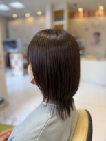 ヘアープレイスクリアライン 栄町店(hair place CLEAR LINE)&nbsp;【ミディアムウルフ】髪質改善/トステア/シルク架橋/メテオ