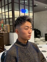 バーバーブロス 長堀店(BARBER BROS)&nbsp;【BarBerBROS】スキンフェード　バーバー　ハイライトメッシュ
