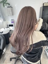 ホープ(hope)&nbsp;ピンクラベンダーブラウン/ダブルカラー/ロングヘア