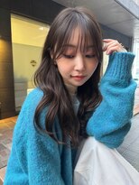 リークフー(Ree cu fuu) 小顔夏カットふんわりレイヤー大人可愛いオリーブベージュ