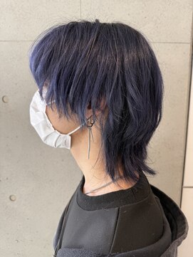 リック(Ric by KENJE) マッシュウルフ×ネイビー