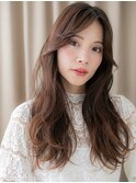 ブリーチなし大人美人レイヤーロングウルフカット30代40代W大宮