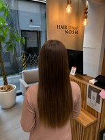 ヘアースパ ノッシュ 博多千代店(Hair Spa Nosh)&nbsp;Hair Spa Nosh 博多千代店/マロンブラウン/髪質改善ストレート