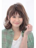 愛されセミディパーマスタイル【Trois epis 表参道 美容院】