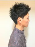 ソフトモヒカン 夏の爽やかアップバング