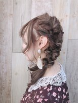 ヘアリゾートエーアイ 新宿西口店(hair resort Ai) 編み込み風ツインテールヘアセット