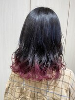 アクイール ピュール ヘア(Accueillir Pur hair) 【長岡】【見附】【ピュール】【柳橋奈緒】裾チェリーレッド