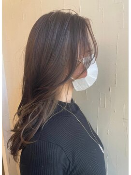 ナナナ パレナ 宝塚店(nanana parena) くびれ透明感のあるくすみグレージュカラーイヤリングカラー