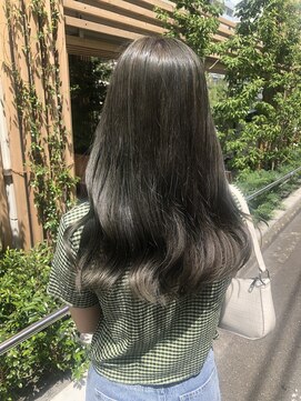 フラム 渋谷(flamme) ブリーチなしでできる◇オリーブグレージュ◇