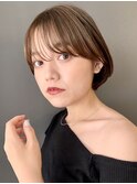 【20代30代女性にオススメ】やわらか丸みショートボブ**