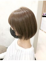 ロアン 福津店(roan)&nbsp;ベージュカラー×ボブ