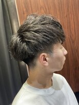 ヒロギンザ 新橋銀座口店(HIRO GINZA) ツーブロック束感マッシュ