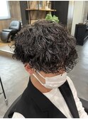 波巻きスパイラルパーマメンズマッシュメンズパーマ名古屋