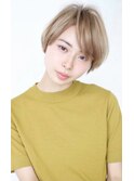 マッシュショート/ホワイトカラー/ファイバープレックスカラー