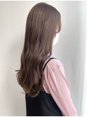 ash brown × ロング