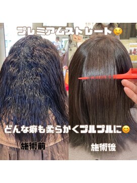 アース 四街道もねの里モール店(EARTH coiffure beaute) プレミアムストレート