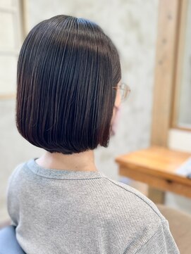 ポルム パプリカ(polum paprika) 黒髪小顔ボブナチュラルツヤ髪髪質改善20代30代大人可愛い