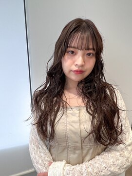 エミィ(emme) 【emme×田畑】シースルー前髪☆ワンカ-ルロングレイヤー