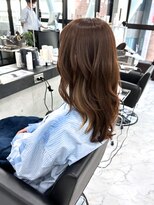 エンディアリング 東銀座(Endearing)&nbsp;黒髪/グレーベージュ/レイヤーロング/前髪パーマ/銀座/東銀座