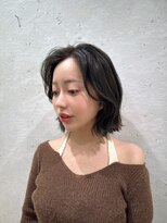 ロンドプランタン 恵比寿(Lond Printemps)&nbsp;前髪かきあげてるのって色っぽいよね？韓国くびれボブ