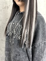 ルーツアイリー 心斎橋(ROOTS IRIE)&nbsp;シールエクステ/グレージュハイライト/ブラックエクステロング