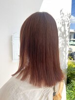 ヘアー ホスピタル ソアン(hair hospital soan)&nbsp;超音波トリートメント  ×  切りっぱなしロブ