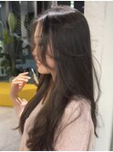 かきあげ前髪 レイヤーカット ワンカール