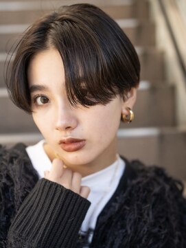 スミス 秋葉原(Smith) マッシュショート/大人ショート/２０代３０代/オリーブベージュ