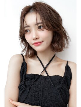 エースハバナ 渋谷(1 HAVANA) チョコグレージュ/20代30代大人かわいい/ミディアムレイヤー