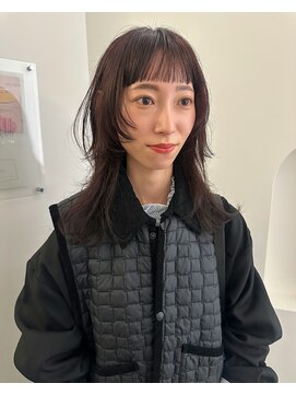 ユー(yew) パープルブラウン　チェリーパープル　チェリーレッド　レイヤー