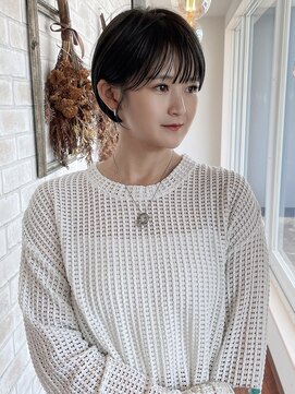 キュー(CUE) ロマンティックショートボブ、髪質改善、ヘッドスパ