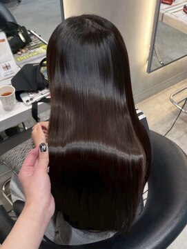 ロンドジェネルーズ 柏(Lond generous) 暗めカラー/グランマッシュ/デザインカラー/レイヤーカット/柏柏