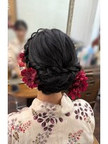 ワンイレブン 新橋銀座口(ONE_ELEVEN)&nbsp;浴衣ヘアアレンジ