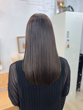 イコ 表参道原宿(ico) 【秋冬おすすめ】 オリーブグレー × LAケラチントリートメント