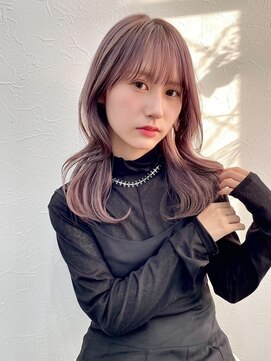 韓国レイヤー20代30代40代天使の羽バング髪質改善3