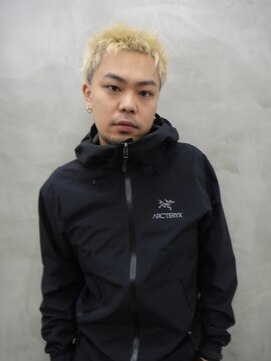 ソーコ 渋谷(SOCO) メンズカットメンズショートスパイキーショートブロンド金髪渋谷