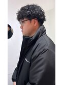 波巻きパーマ