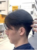 曲がる縮毛矯正/センターパート