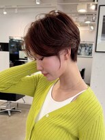 アビー(ABBEY) ショートショートボブショートヘア大人ショート耳掛けショート