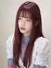 【2～3回目限定】前髪カット＋艶カラー＋水素トリートメント ￥9,900