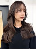 ハイライトバレイヤージュダブルカラーケアブリーチ20代30代