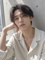 ノア 三宮店(NOA)&nbsp;【NOA】韓国風センターパート×ニュアンスパーマ×束感マッシュ