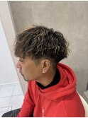 メンズメッシュツイスパ