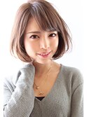 ３０代４０代に人気ワンカールボブで大人可愛く