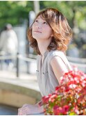 ☆LOCO☆大きめカールで小顔効果！大人女性オススメスタイル