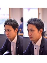 ラヴィ 中野(LAVIE)&nbsp;ツーブロックスーツスタイル<理容室＞