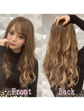 エクステ専門店あるじゃんすー 小倉店 キャラメルベージュ#シールエクステ#耳かけ#イメチェン#小倉