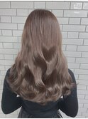 カーキグレージュ＊こなれヘア＊透明感＊丸型【Zina銀座】