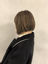パーク なんば本店(PARK.)&nbsp;脱白髪染めハイライト　ボブ